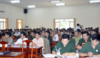 Hội CCB khối Cơ quan d&acirc;n ch&iacute;nh đảng: 24 c&aacute;n bộ, hội vi&ecirc;n tham gia cấp ủy cơ sở