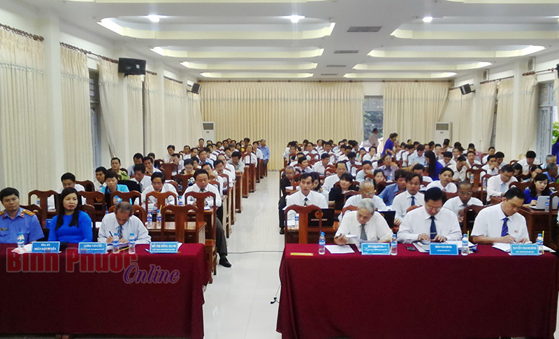 HĐND huyện B&ugrave; Đăng họp kỳ thứ XI