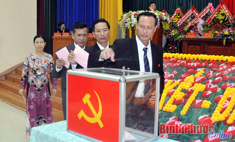 Đại hội đại biểu Đảng bộ huyện B&ugrave; Gia Mập