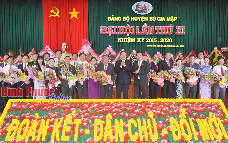 Đồng ch&iacute; Trần Quang Ty được bầu giữ chức B&iacute; thư Huyện ủy B&ugrave; Gia Mập