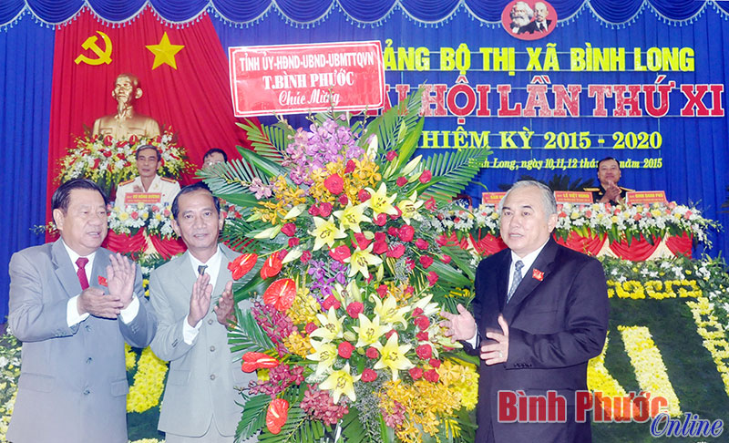 Đại hội Đảng bộ thị x&atilde; B&igrave;nh Long: Đo&agrave;n kết, d&acirc;n chủ, đổi mới, s&aacute;ng tạo v&agrave; ph&aacute;t triển