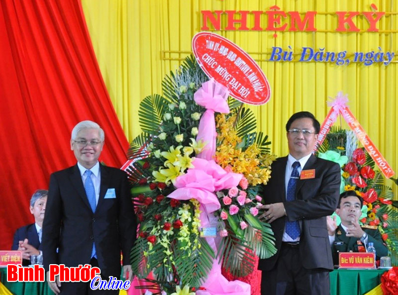 Đại hội đại biểu Đảng bộ huyện B&ugrave; Đăng lần thứ VII