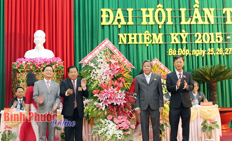 Đại hội Đảng bộ huyện B&ugrave; Đốp lần thứ X, nhiệm kỳ 2015-2020