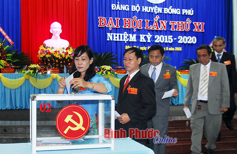 Đại hội Đảng bộ huyện Đồng Ph&uacute;