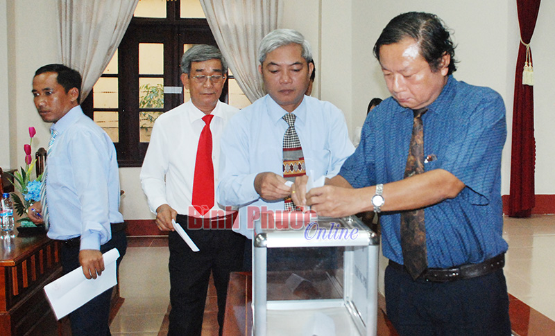 Đại hội Hội Nh&agrave; b&aacute;o tỉnh B&igrave;nh Phước nhiệm kỳ 2015-2020