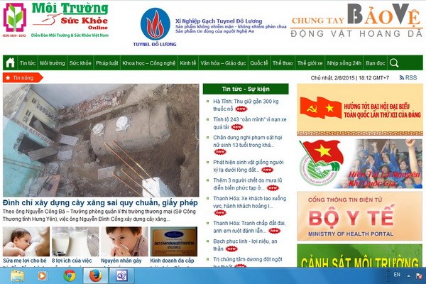 Quyết định xử phạt hành chính Tạp chí Môi trường và Sức khỏe