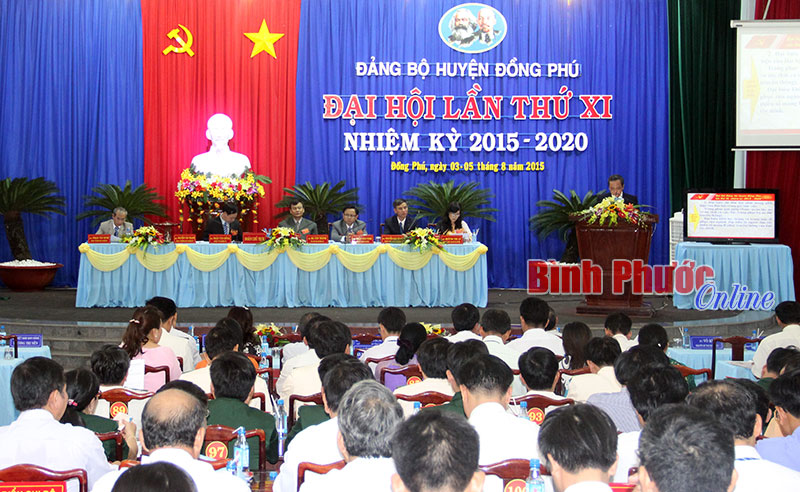 Khai mạc phi&ecirc;n tr&ugrave; bị Đại hội Đảng bộ huyện Đồng Ph&uacute;