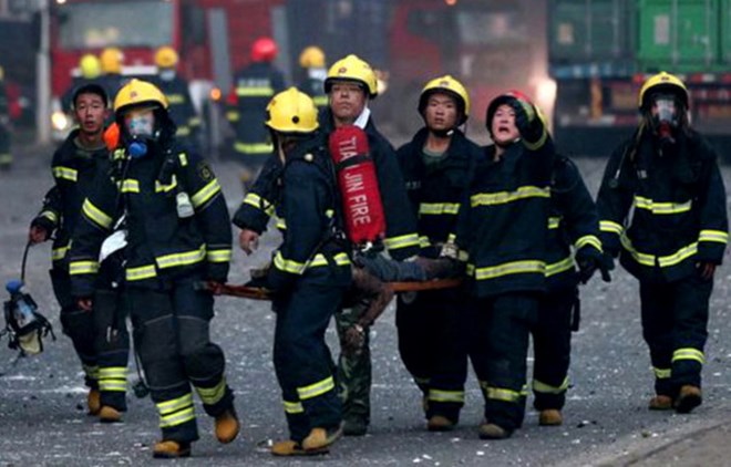 Xúc động tin nhắn của lính cứu hỏa trong vụ nổ Thiên Tân