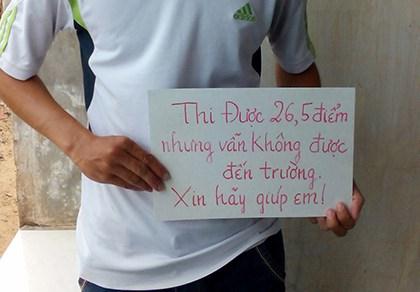 Bộ trưởng Phạm Vũ Luận trực tiếp chỉ đạo giúp thí sinh 26,5 điểm vào ĐH
