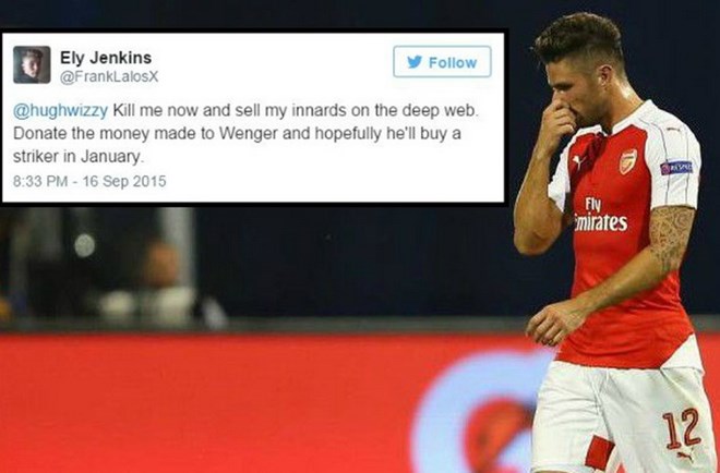 Cổ động viên Arsenal ​sẵn sàng hiến nội tạng để "cứu" đội nhà
