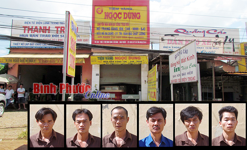 Vụ án trộm tiệm vàng Ngọc Dung: 6 bị cáo lãnh án 62 năm 9 tháng tù 