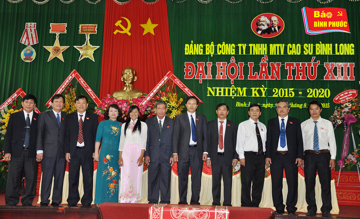 [Video] Đại hội Đảng bộ công ty cao su Bình Long