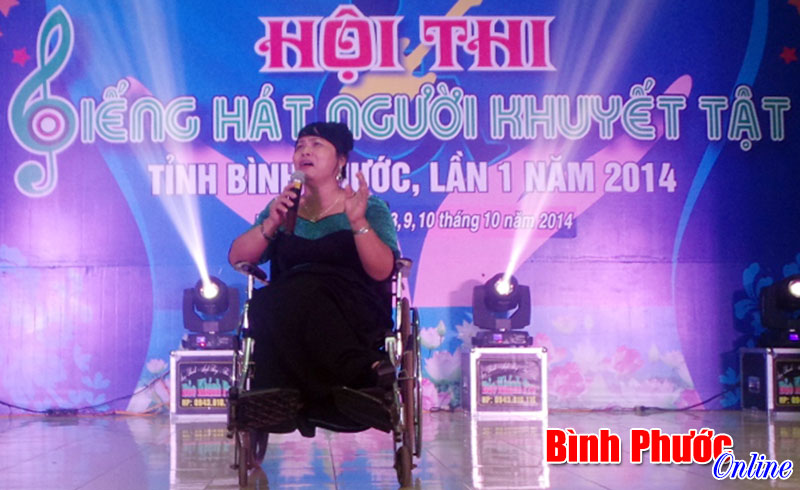Th&aacute;ng 9-2015 thi tiếng h&aacute;t người khuyết tật tỉnh B&igrave;nh Phước lần thứ 2