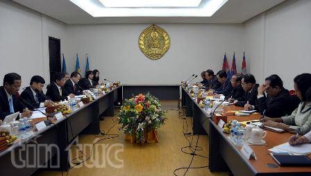 L&atilde;nh đạo Campuchia tiếp Đo&agrave;n đại biểu Đảng Cộng sản Việt Nam