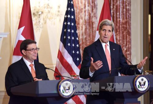 Ngoại trưởng Mỹ và Cuba có cuộc hội đàm lịch sử