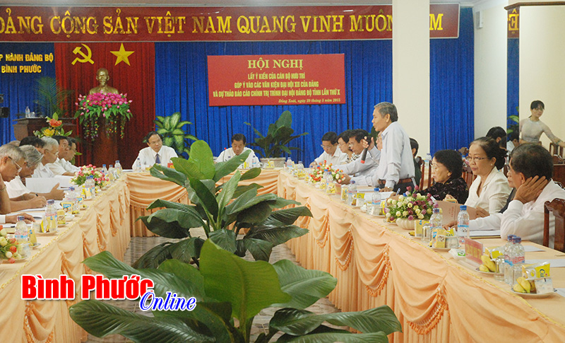 Những &yacute; kiến t&acirc;m huyết cho dự thảo văn kiện Đại hội Đảng bộ tỉnh lần thứ X, nhiệm kỳ 2015-2020
