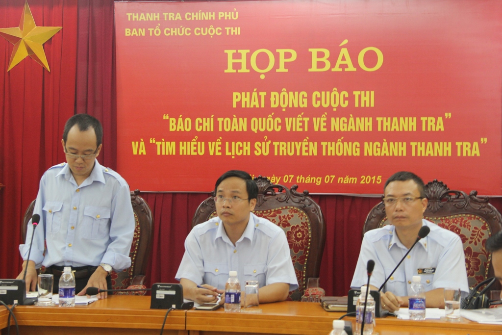 Thanh tra Ch&iacute;nh phủ ph&aacute;t động cuộc thi &ldquo;B&aacute;o ch&iacute; to&agrave;n quốc viết về ng&agrave;nh thanh tra&rdquo;