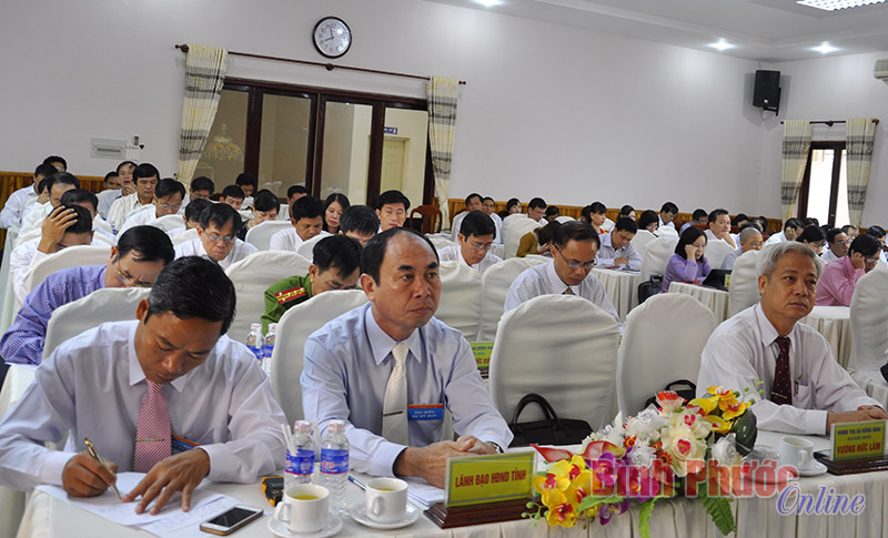 HĐND thị x&atilde; Đồng Xo&agrave;i họp kỳ thứ 14