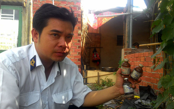 Kinh hãi thịt heo tiêm thuốc an thần 