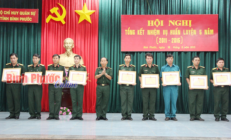Tổng kết nhiệm vụ huấn luyện giai đoạn 2011-2015