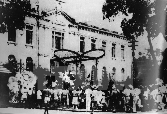 Một hội nghị lịch sử của cuộc c&aacute;ch mạng th&aacute;ng T&aacute;m năm 1945