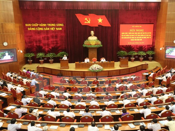 Tăng cường sự l&atilde;nh đạo của Đảng bảo đảm an ninh, trật tự