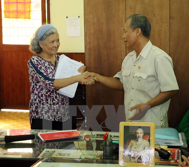 Nguyên đơn vụ kiện đòi công lý nạn nhân da cam về thăm quê hương