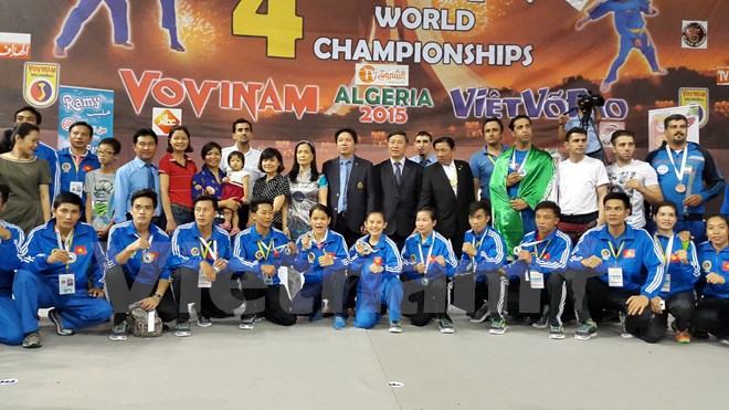 Việt Nam vô địch giải Vovinam thế giới lần thứ tư liên tiếp
