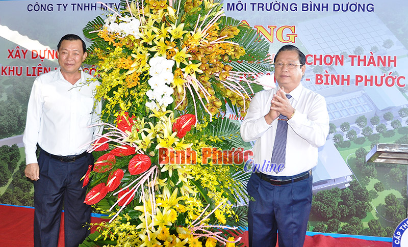 Khởi công nhà máy nước công suất 30.000m3/ngày đêm ở Chơn Thành