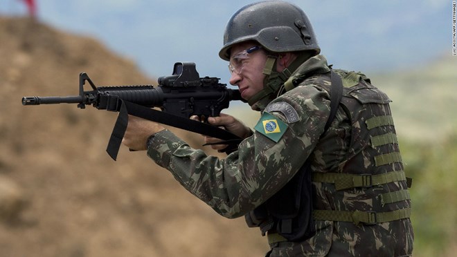 Brazil luyện tập giả định khủng bố tấn công Đại hội Olympic 2016