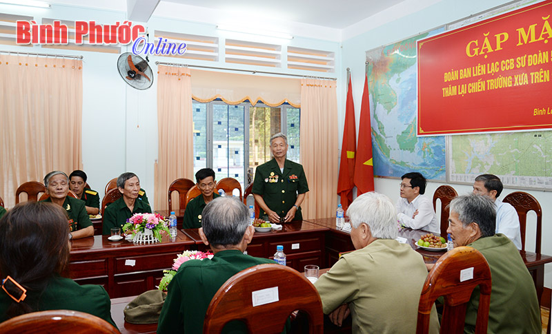 Ban li&ecirc;n lạc Sư đo&agrave;n 5 tỉnh Y&ecirc;n B&aacute;i thăm lại chiến trường xưa B&igrave;nh Long