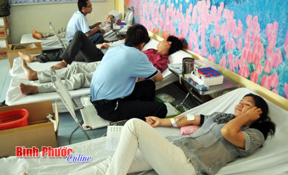 Toàn tỉnh có 64.815 lượt người hiến máu nhân đạo