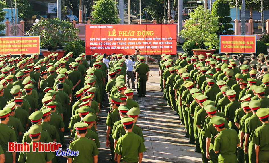 C&ocirc;ng an tỉnh ph&aacute;t động đợt thi đua cao điểm &ldquo;Mừng Đảng, mừng Xu&acirc;n&rdquo;