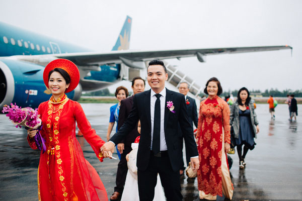 ​Thuê máy bay rước dâu