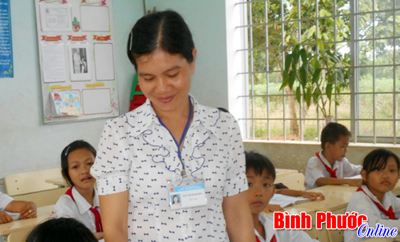 Cô Đặng Thị Thanh Thảo tận tâm với nghề