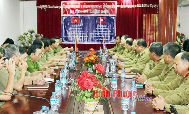 C&ocirc;ng an B&igrave;nh Phước v&agrave; Chămpasắk sẽ k&yacute; kết hợp t&aacute;c