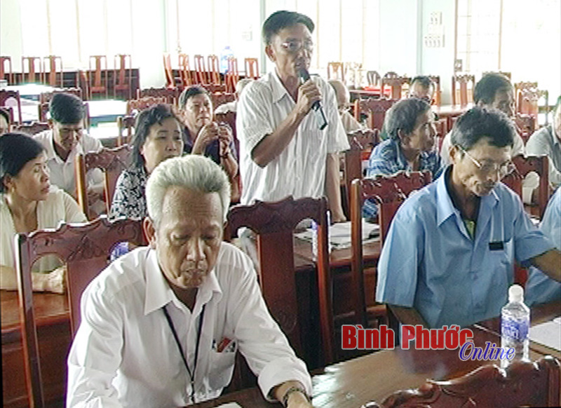 Đại biểu HĐND tỉnh tiếp x&uacute;c cử tri x&atilde; Th&agrave;nh T&acirc;m