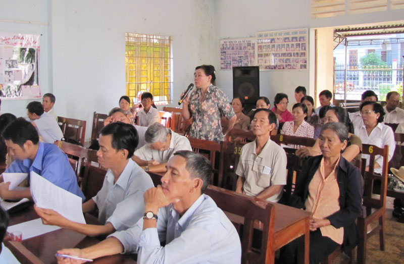 Đại biểu HĐND tỉnh tiếp x&uacute;c cử tri Đồng Xo&agrave;i, Đồng Ph&uacute;, B&ugrave; Đốp