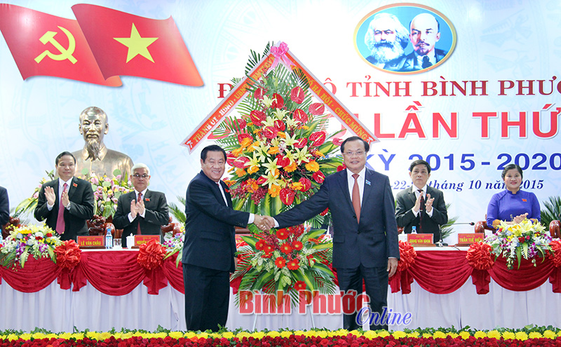 Khai mạc trọng thể Đại hội Đảng bộ tỉnh B&igrave;nh Phước lần thứ X, nhiệm kỳ 2015-2020