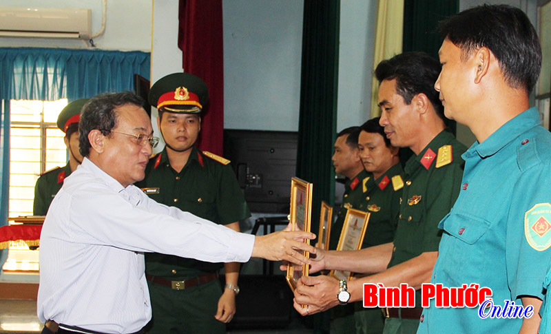 B&igrave;nh Phước: Tỷ lệ đảng vi&ecirc;n trong lực lượng DQTV đạt 22,48%