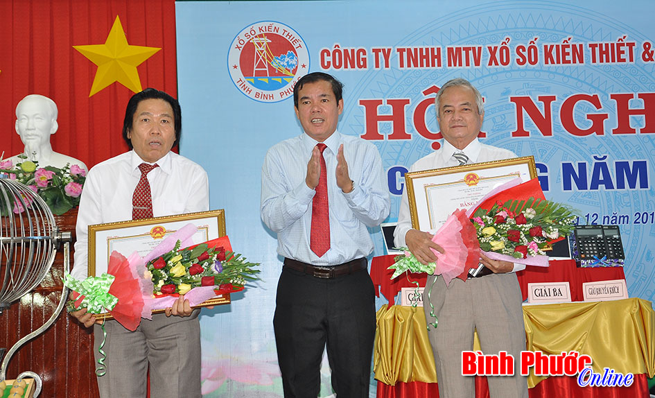 Năm 2015, doanh thu của Công ty xổ số kiến thiết Bình Phước tăng 18%