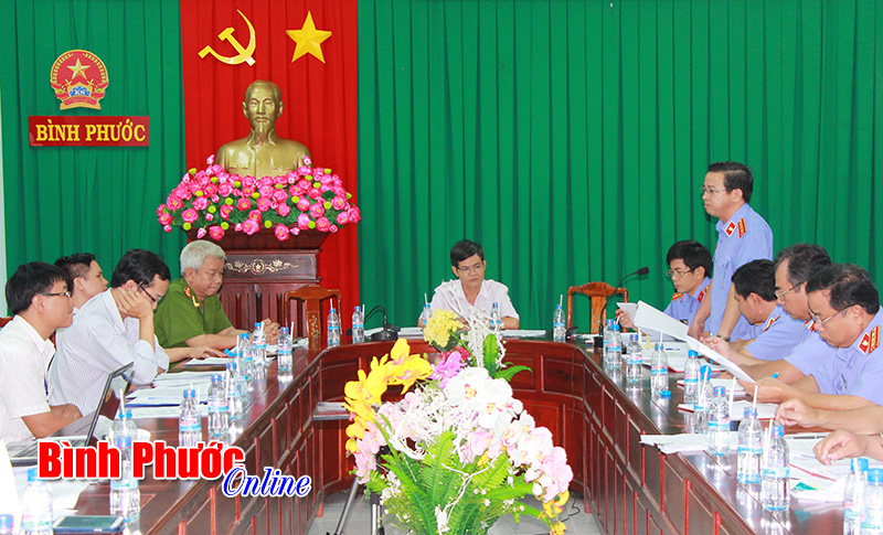 HĐND tỉnh gi&aacute;m s&aacute;t việc thực thi ph&aacute;p luật tại Viện kiểm s&aacute;t v&agrave; T&ograve;a &aacute;n nh&acirc;n d&acirc;n tỉnh