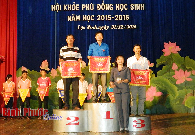 THCS thị trấn Lộc Ninh đoạt nhất toàn đoàn Hội khỏe Phù Đổng
