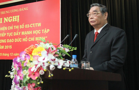 Tiếp tục đẩy mạnh thực hiện Chỉ thị 03 của Bộ Ch&iacute;nh trị