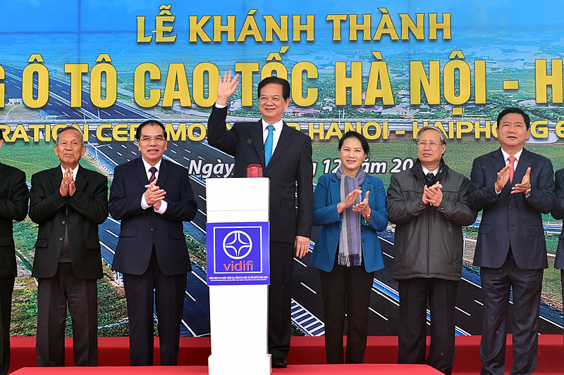 Thủ tướng phát lệnh thông xe cao tốc Hà Nội-Hải Phòng