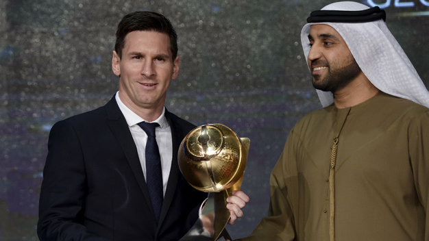Messi đoạt giải Globe Soccer Awards