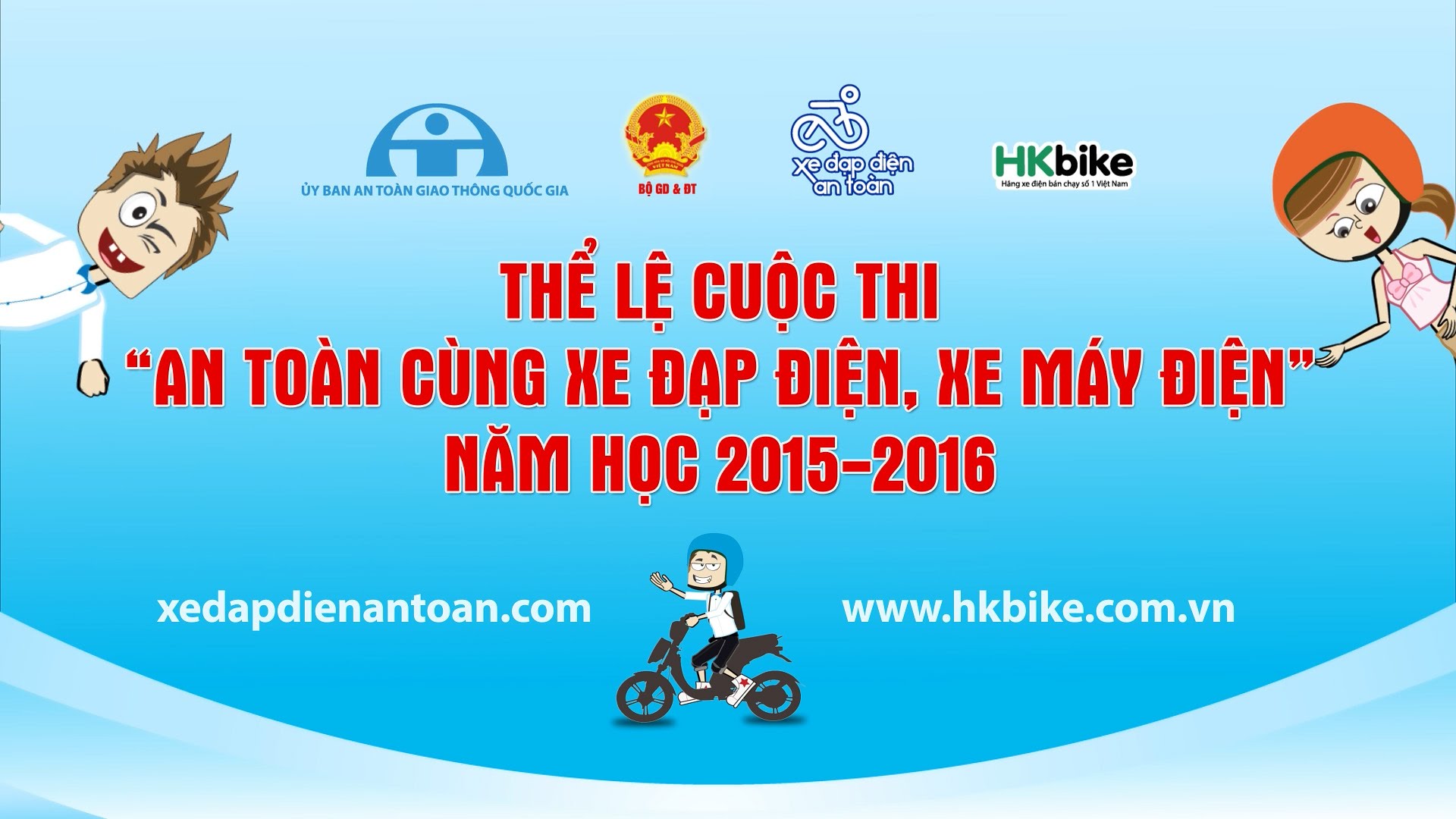 Cuộc thi “An toàn cùng xe đạp điện, xe máy điện” năm học 2015-2016