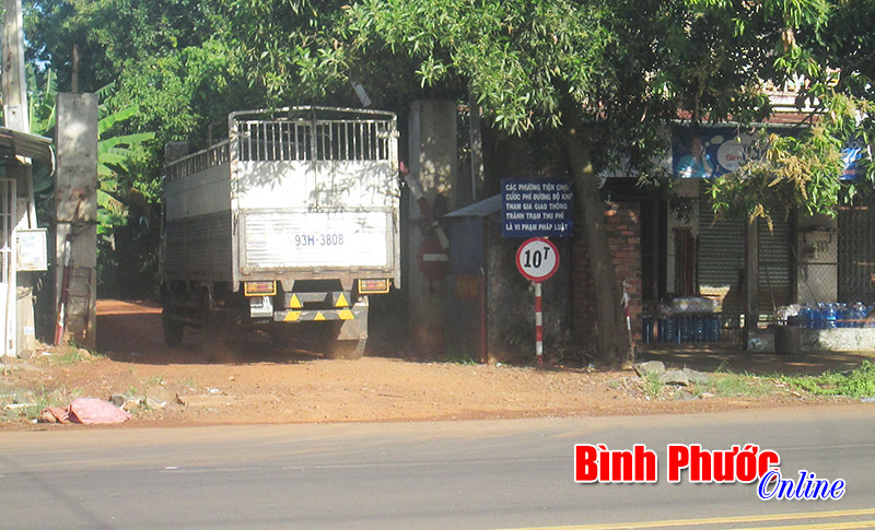 N&eacute; trạm thu ph&iacute;, &ocirc;t&ocirc; c&agrave;y n&aacute;t đường