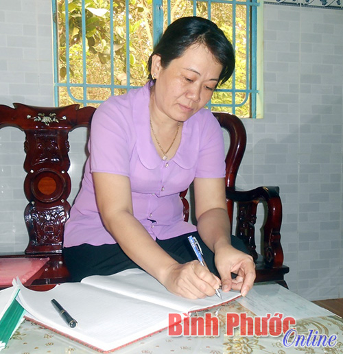Chị Nguyễn Thị Thanh - Chi hội trưởng phụ nữ nhiệt huyết