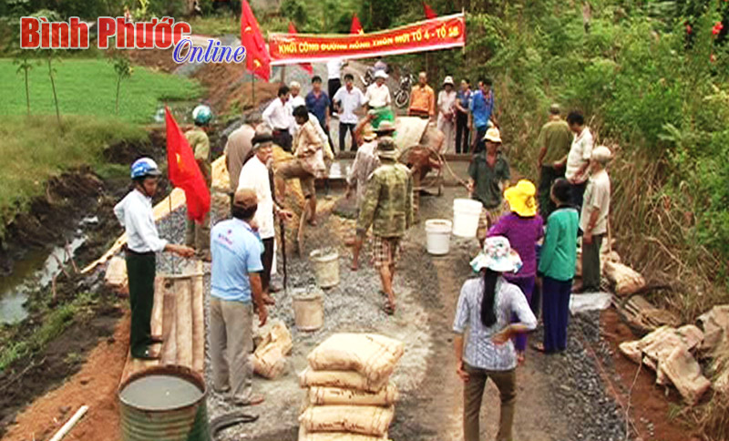 Nhân dân đóng góp 9,525 tỷ đồng xây dựng nông thôn mới